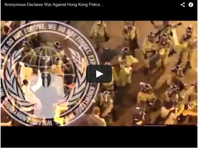 anonymous vs hong kong police