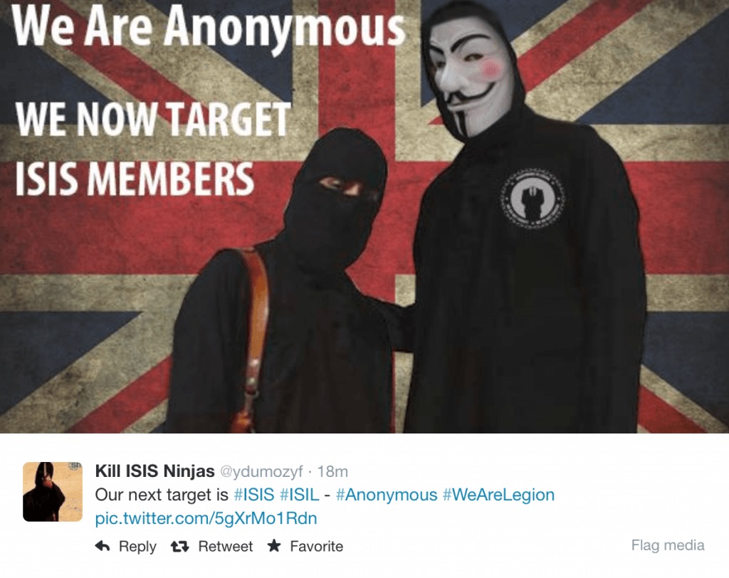 anonymous vs isis