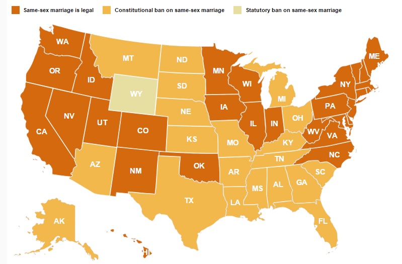 Love Wins Same Sex Marriage Now In 30 Us States