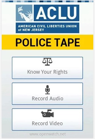 aclu police tape