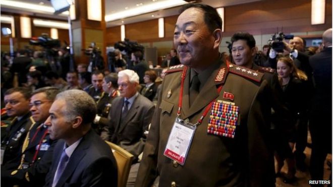 Hyon Yong-chol spoke at an international security conference in Moscow last month