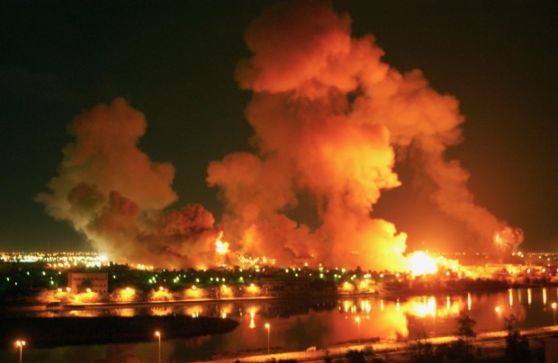 Initial-Baghdad-bombing-IraqWar-19March2003