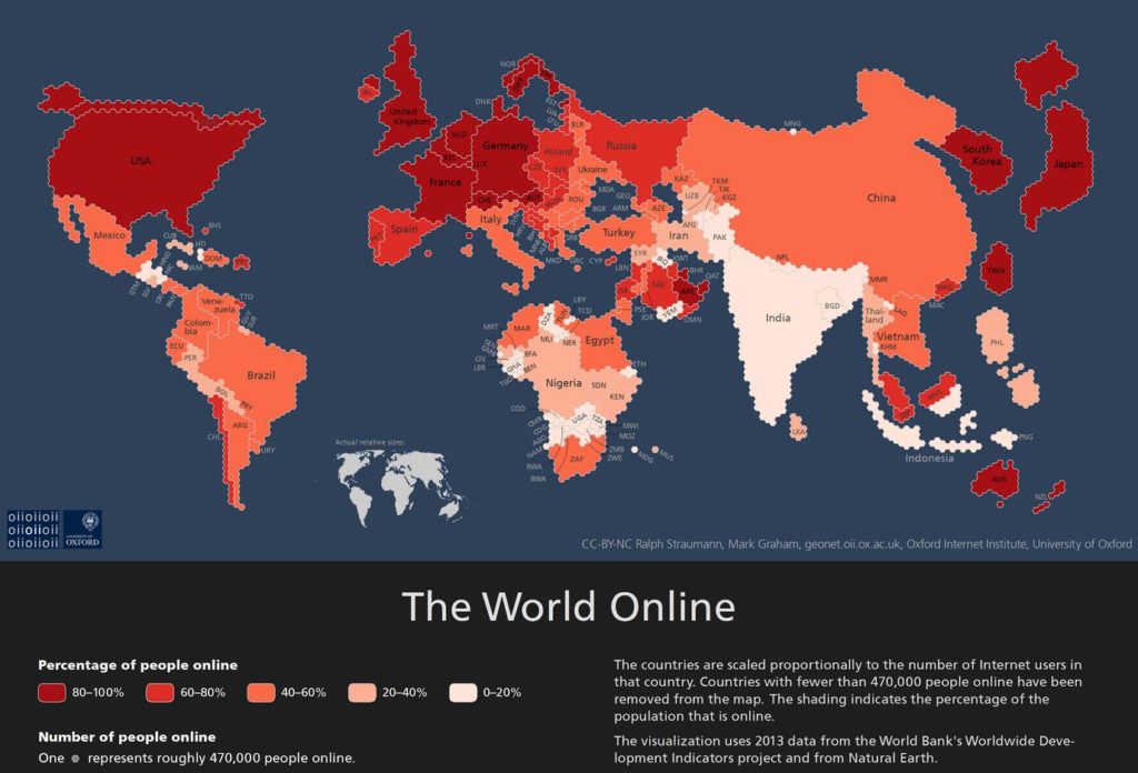 Find Out Where All The Users of The World Live With This Handy