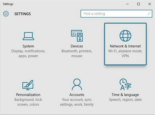 Windows 10 Settings