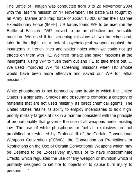 Global Security White Phosphorus 2