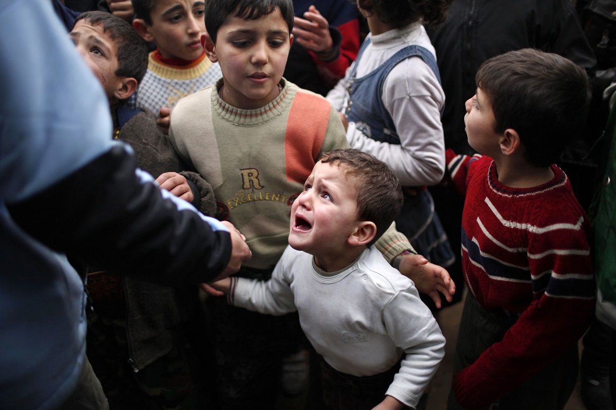 Syrian refugee kids