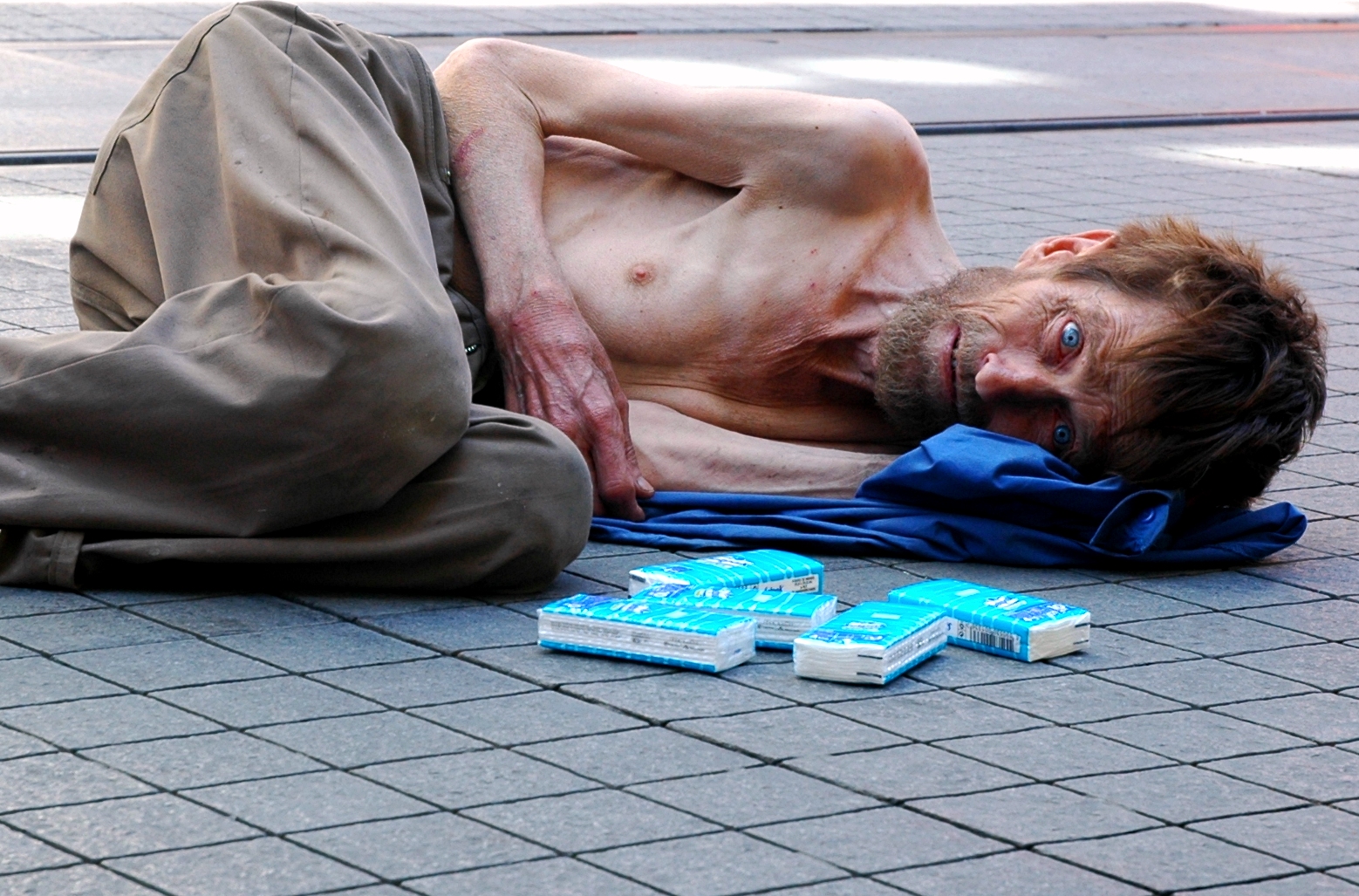 homeless man