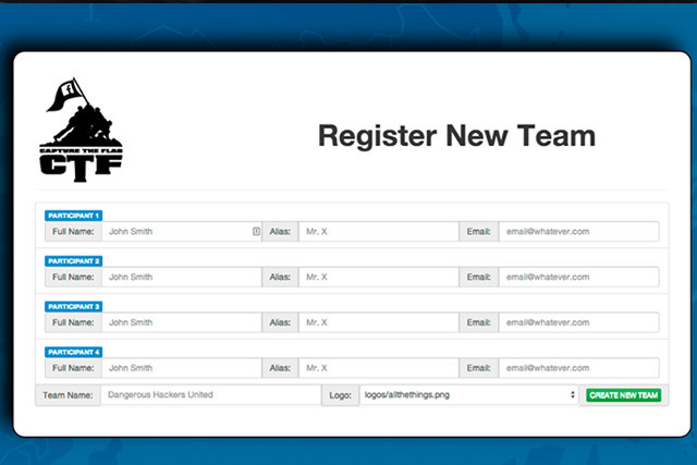 Register new team