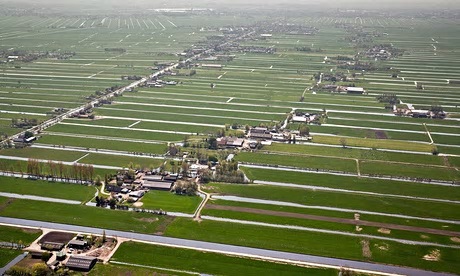 Kamerik polder, one of 3,000 across the country. The Dutch have had such systems for a millennium, but water management became a greater priority after 1953’s flooding deaths.   Photograph: frans lemmens / Alamy/Alamy