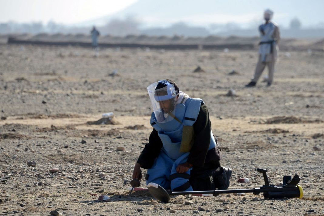 anti-landmine drones