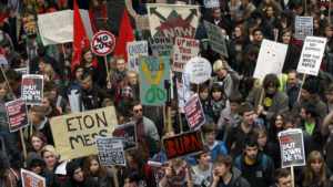 Thousands Of Students Protest in London Against Tuition Fees & Cuts