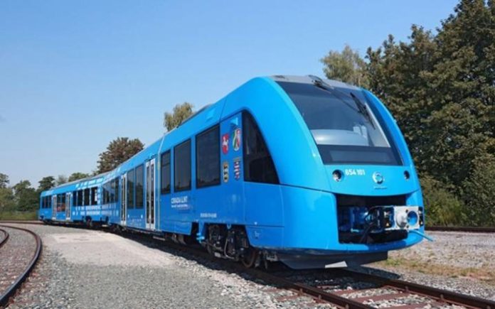 hydrogen-powered train